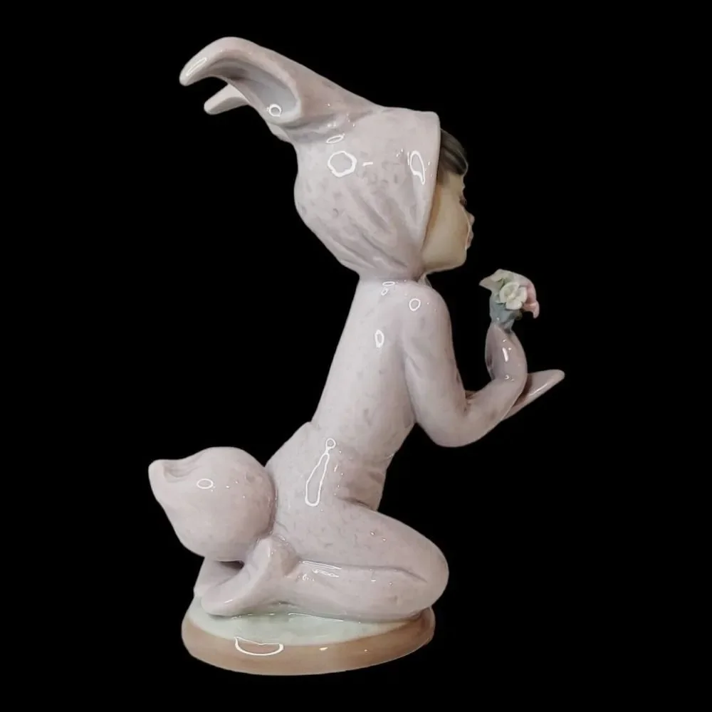 Vintage Lladro In‎ The Meadow Girl in Bunny Rabbit Costume RETIRED Easter READ